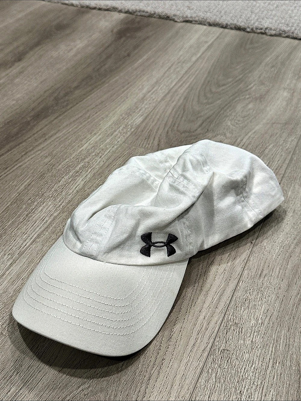 Under Armour White & Black Hat